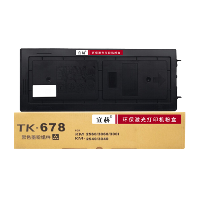 宣赫 TK-678 粉盒 黑色 21000页 适用京瓷KM2540 KM3040 KM2560 KM3060 TASKa