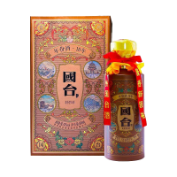 国台53度酱香型白酒礼盒酒收藏送礼宴请佳品 国台年份酒10年500ml*6整箱装