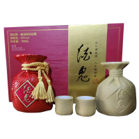 假一赔十 酒鬼52度传承100ml*2瓶小酒版收藏 礼盒装 自饮