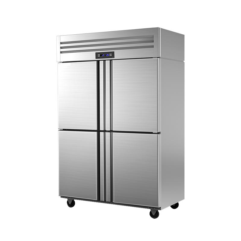松氏 上下门双温立式冰箱冷藏工作台冰柜商用保鲜冷冻四六门冰箱厨房平冷奶茶店设备