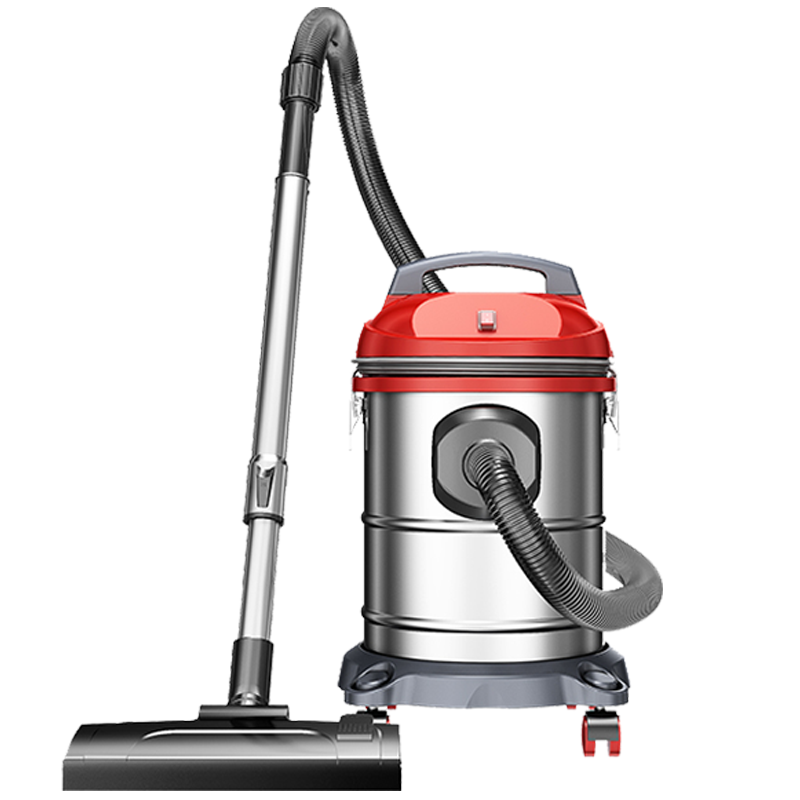 杰诺吸尘器家用小型大功率干湿两用桶式吸尘吸水机地毯装修美缝洗车用 水过滤15L(九件套+沙发刷+水洗尘隔)