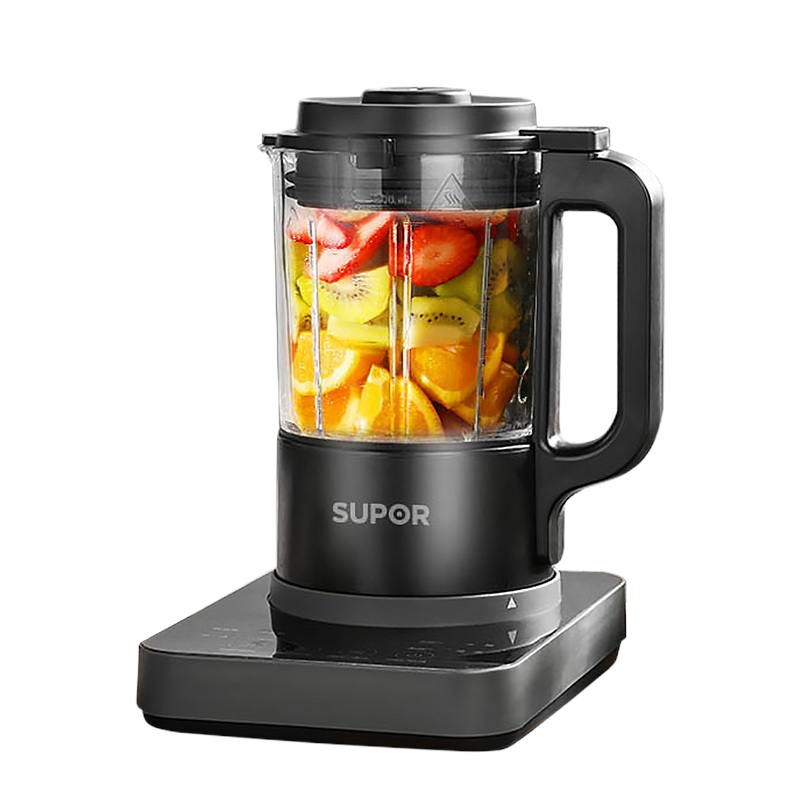 苏泊尔(SUPOR)破壁机 低音降噪家用智能预约加热料理机榨汁机豆浆机绞肉机搅拌机辅食机SP301S机身顶控触摸单杯体
