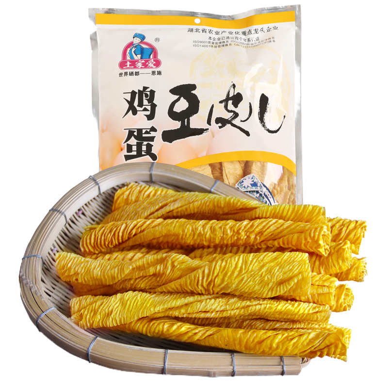 土家爱鸡蛋豆皮儿300g