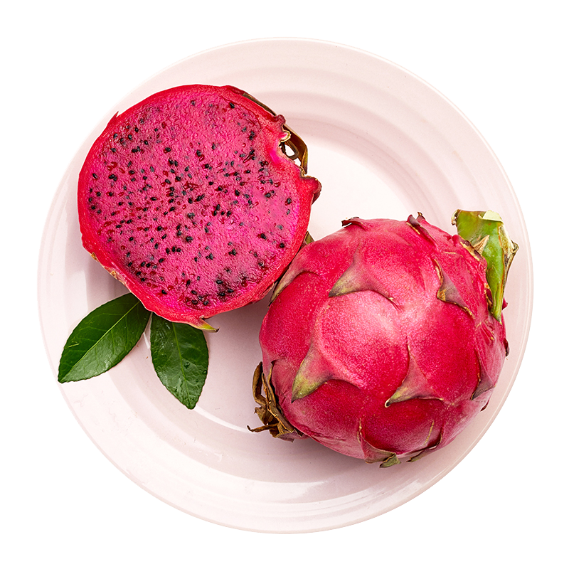 PAGODA百果园店 [应季甄选]-红心火龙果2.5kg 海南热带火龙果 果肉细腻 鲜甜解腻时令水果