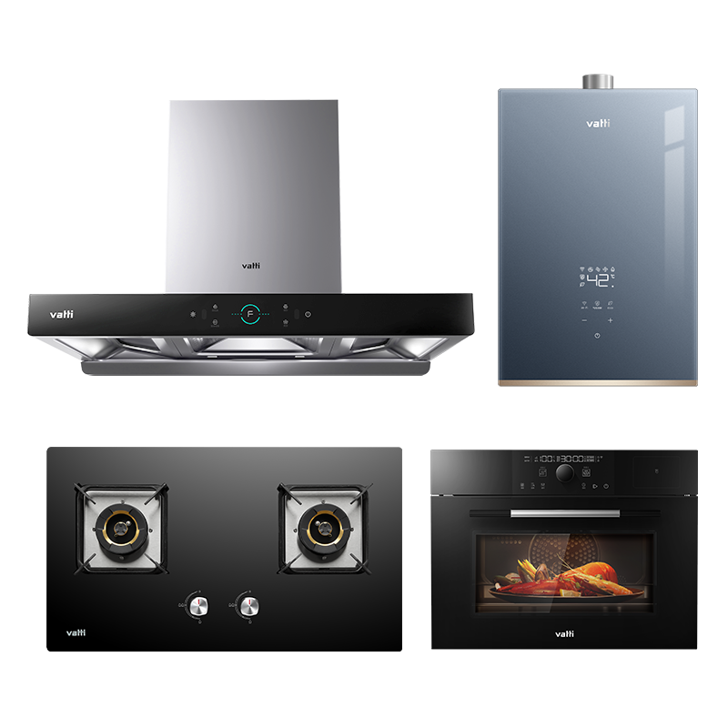 华帝(vatti)24m³烟灶热嵌四件套三腔天然气抽油烟机 5.2kW灶具i11207+89B+51-16+i23011