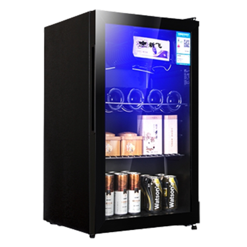 新飞冰吧小型冰箱家用茶叶保鲜柜冷藏冰柜红酒零食办公室客厅_JC-70DA