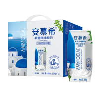 上海专供团购 伊利 安慕希希腊风味酸奶 原味 205g*12盒/提