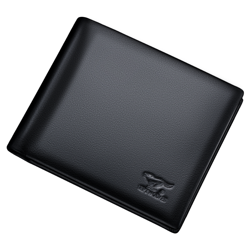 七匹狼钱包男2022新款牛皮男士真皮皮夹短款休闲男式钱夹学生
