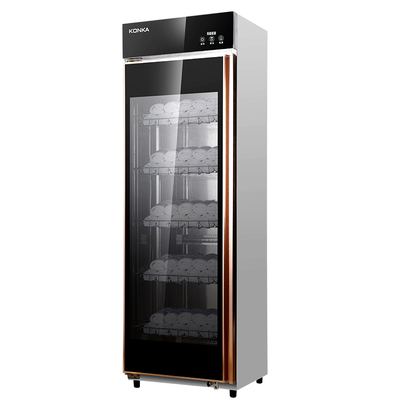 康佳(KONKA)YTP380K49商用立式毛巾消毒柜 臭氧紫外线杀菌 毛巾衣物立式消毒保洁柜280L 单开门