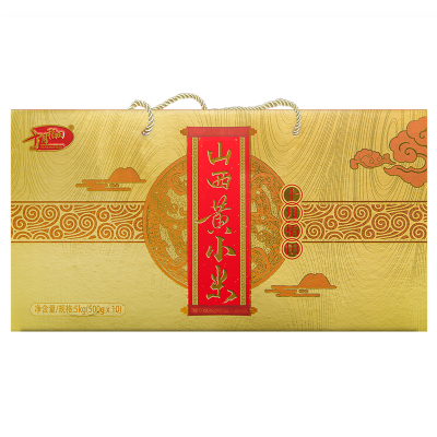 十月稻田 山西黄小米杂粮礼盒 5kg(500g*10)(节日礼盒 五谷杂粮大礼包 公司福利团购 支持企业定制 )