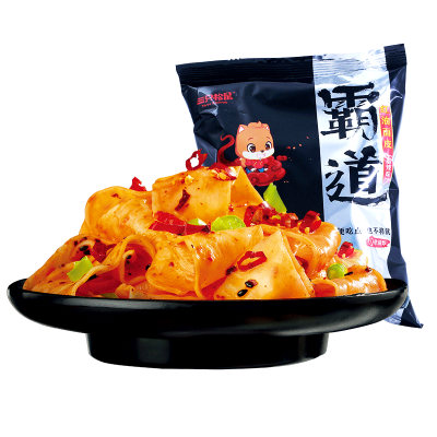 69任选13件[三只松鼠-红油面皮-酸辣味 115g]休闲零食小吃