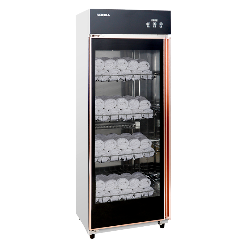 康佳(KONKA)YTP280K48商用立式毛巾柜消毒柜 臭氧紫外线杀菌 毛巾衣物立式消毒保洁柜210L 单开门