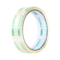 得力 30130 打包封箱带 批发封口胶布大卷胶带 24mm*30y*50um(12卷/筒) 36卷装