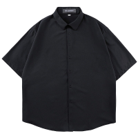 Claw money短袖衬衫男冰丝夏天薄款ins韩版潮流宽松休闲衬衣男士