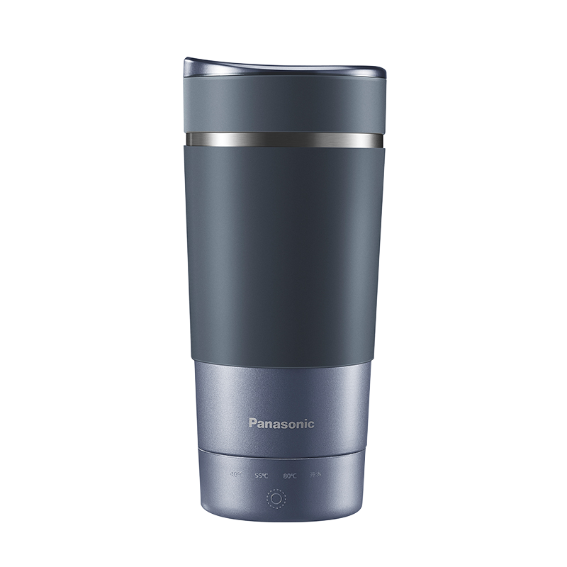 松下(Panasonic)电水壶 烧水壶便携式家用旅行恒温烧水杯 随行冲奶泡茶办公室养生保温杯NC-K501A 蓝色
