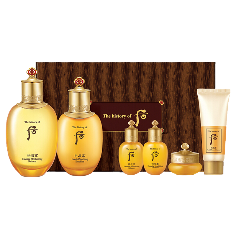 Whoo后拱辰享气韵生润颜系列礼盒6件套(350ml)