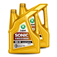 龙蟠(LongPan) SONIC9000 SN 5W-30全合成机油汽车润滑油正品4L*2 新老包装随机发货