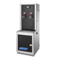 乐创(lecon)商用开水器 步进式大容量立式过滤开水器学校医院工厂开水机 两开水120L/H LC-HK-60L