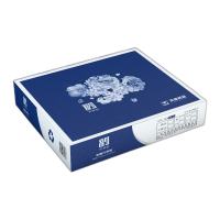 天章韵 241-4 四联彩色三等分撕边电脑打印纸 1000页装/箱(BY)