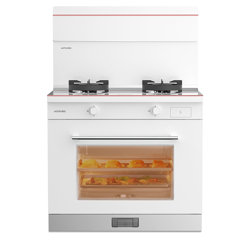 奥田 AOTIN 集成灶 蒸烤一体集成灶 24H智能预约 烟灶联动 8种烹饪模式 ZKT5非语音白色液化气