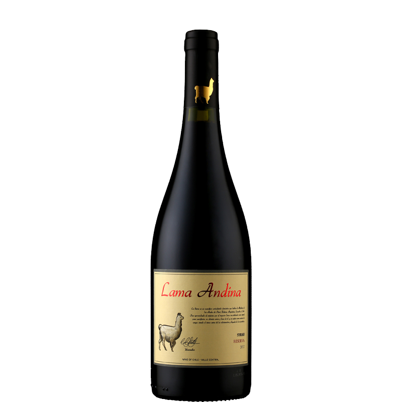 智利原瓶进口 安第娜 羊驼 珍藏西拉干红葡萄酒 单瓶装750ml