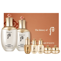 Whoo后天气丹花献光彩紧颜系列礼盒7件套(333ml)