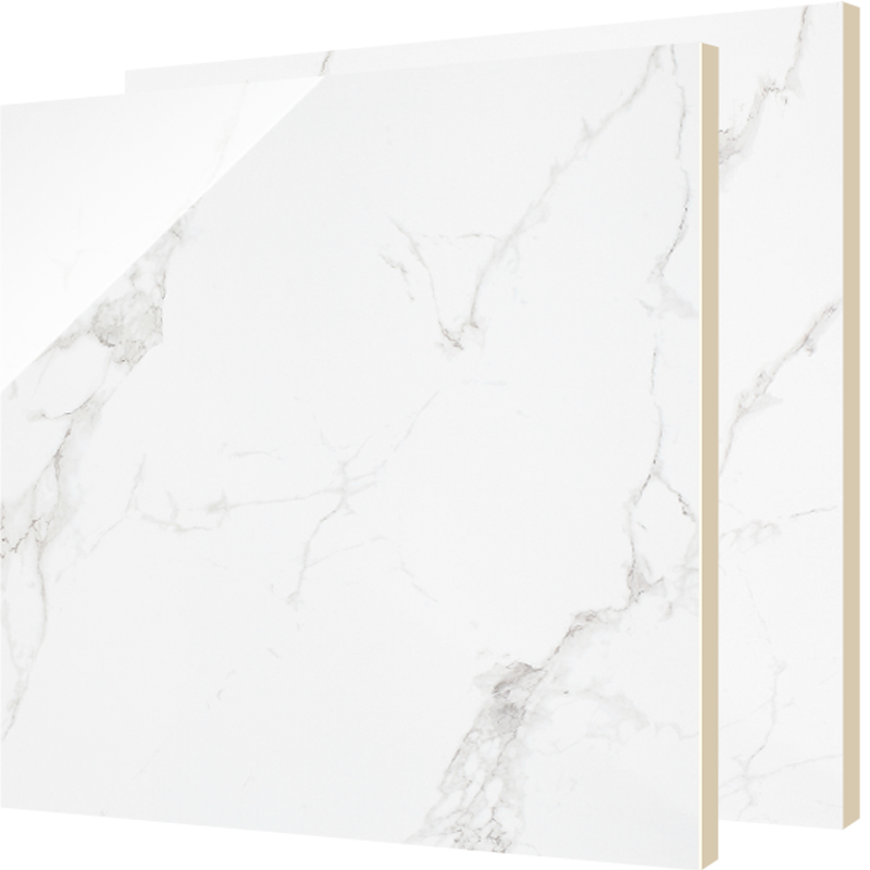 鹰牌陶瓷 全抛釉防滑地砖 客厅地板砖 卡白