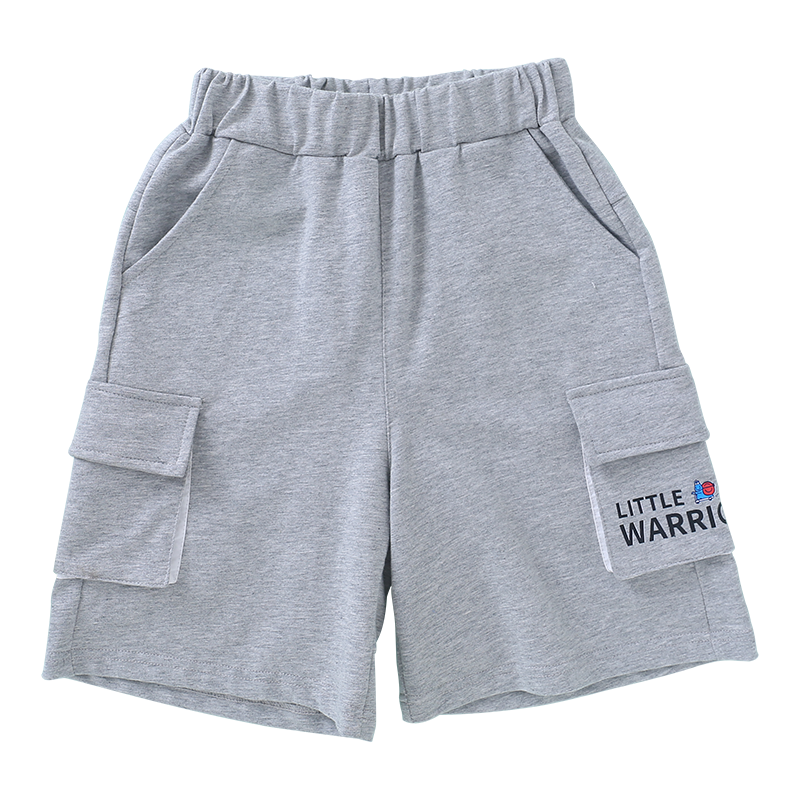 龙之涵(LONGZHIHAN)男童夏季短裤工装薄款2022新款童装中大童五七分裤子中裤