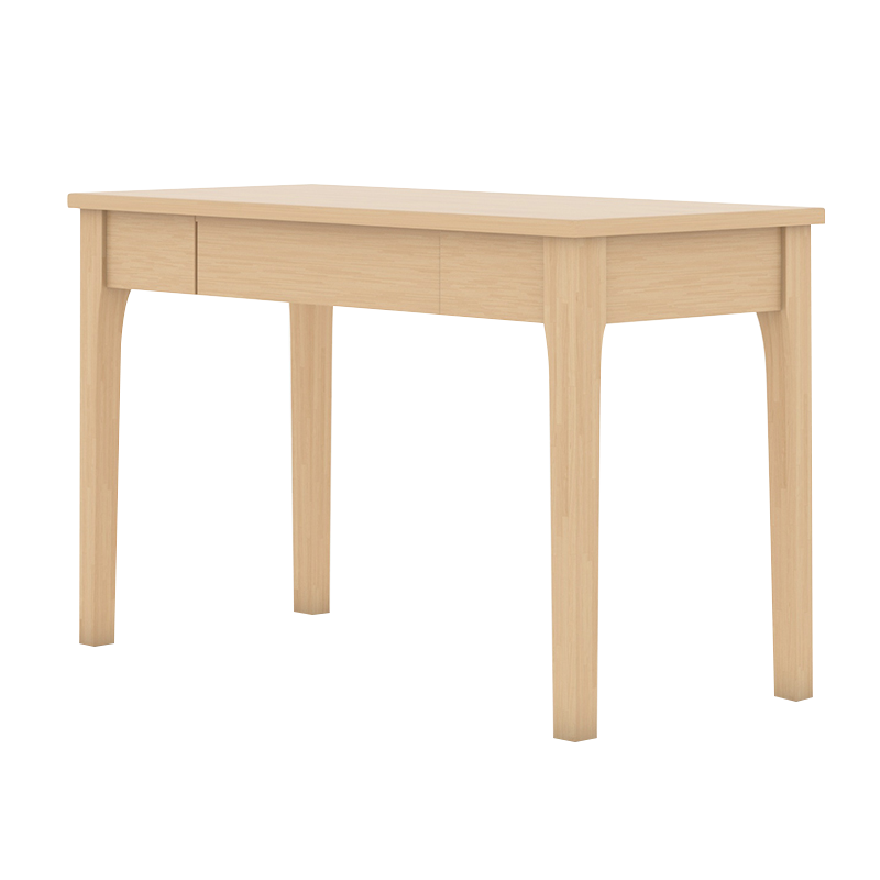 宏绮家具 公寓写字桌 实木书桌 单舍书桌 公寓书桌 单斗桌 橡木书桌 1200*550*750 张