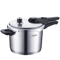 苏泊尔(SUPOR)高压锅 304不锈钢压力锅蓝眼5.2L大容量煮锅加厚复底 燃气电磁炉通用 YW22L1 直径22CM
