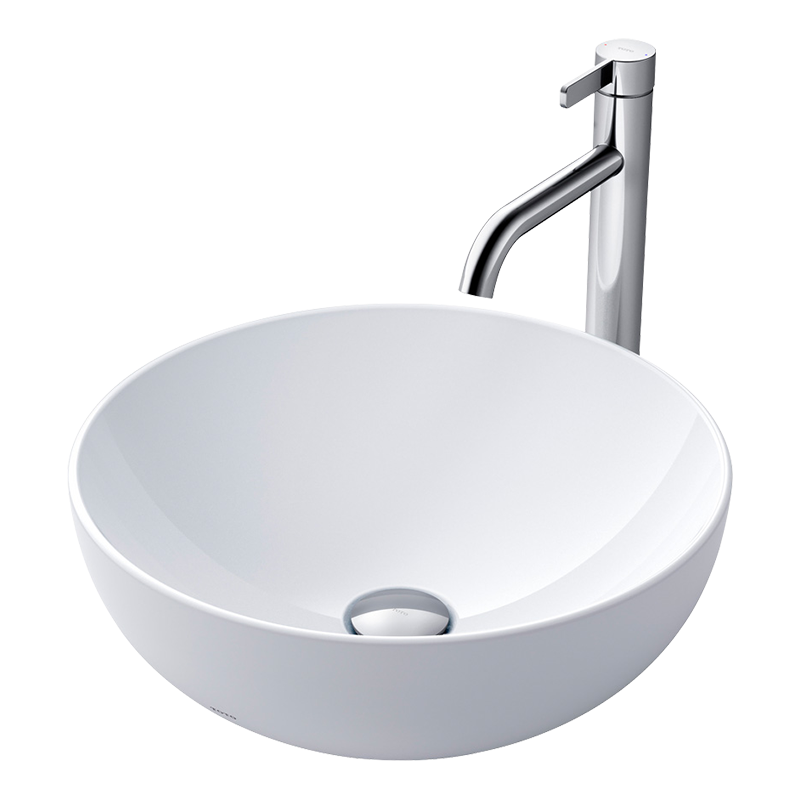 TOTO卫浴智洁桌上式台上盆洗脸盆陶瓷艺术盆台盆面盆LW1706B