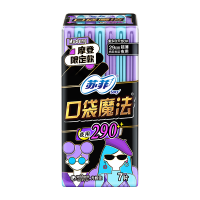 苏菲Sofy 口袋魔法超薄夜用卫生巾290mm 7片 棉柔扑克牌掌心包超长量多姨妈巾