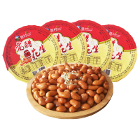 [中华特色]河北供销馆 景村 老醋花生米248g*4碗 即食碗装下酒菜糖醋花生 河北衡水特产 华北