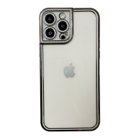 魅爱琳 苹果13手机壳iPhone12/11/Pro/Max保护套外壳 闪钻魅眼 全包轻薄防摔电镀透明软套 潮壳时尚