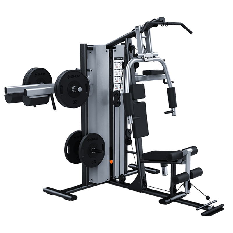 舒华单人站综合训练器高拉下拉哈克深蹲机健身房力量运动器材5201