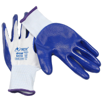 星宇(XINGYU)N518 丁晴浸胶防滑耐磨防油防割防水透气涂胶木工纺织机床手套 10副