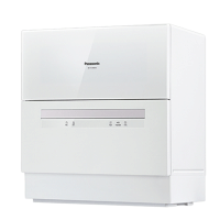松下(Panasonic)NP-UW5PH1D洗碗机 刷碗机 家用5套容量免安装 80℃高温漂洗除菌独立加热烘干双层碗篮