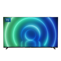 飞利浦(PHILIPS)70英寸 4K超高清 全面屏 P5 环景光 2G+16G 杜比全景声 智能电视70PUF7696