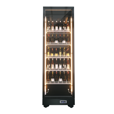 松氏 酒水饮料柜啤酒柜酒吧饮料冷藏柜展示柜冰箱商用超市保鲜柜单门406L