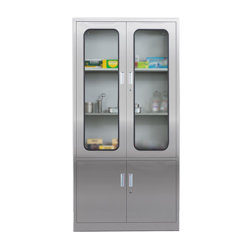 DXBG室文件柜不锈钢柜子储物柜资料柜档案柜带锁文件柜201大器文件柜