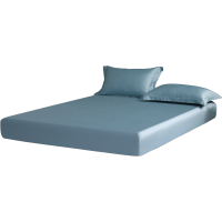 水星家纺100S新疆长绒棉贡缎床笠款单件床垫保护罩防尘罩床罩 摩洛哥之夜长绒棉床笠