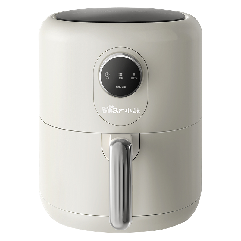 小熊(Bear)空气炸锅家用大功率无油烟低脂多功能电炸锅薯条机3.5L大容量旋钮触控+精准控温QZG-B14K5