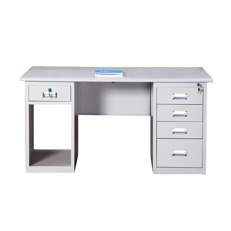 永格钢架办公桌工作台电脑桌财务桌职员桌写字台 120*60款式1