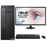 华硕(ASUS)商用台式电脑 弘道D340MF 21.5英寸(I5-9400 4G 256G 集显 DOS )