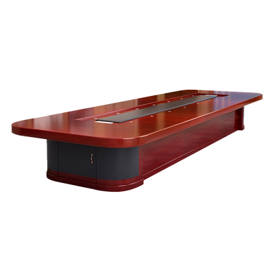 永格办公家具油漆贴实木皮大型会议桌办公桌洽谈桌培训桌椅会客桌大办公桌 8米