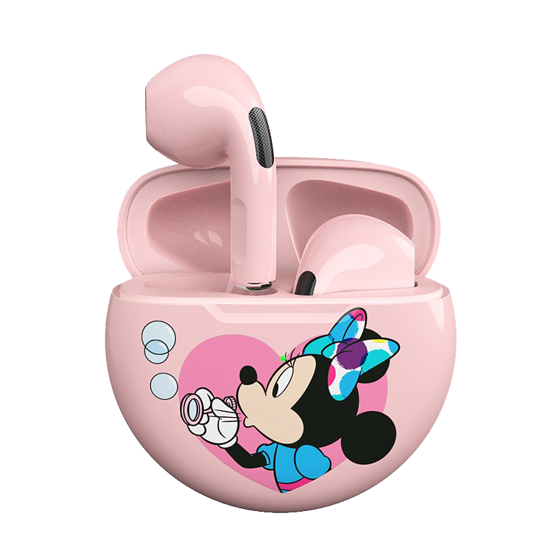 Disney迪士尼q33蓝牙耳机米奇米妮2022年新款女学生音乐降噪通话苹果ipad网课入耳式真无线vivo耳麦OPPO