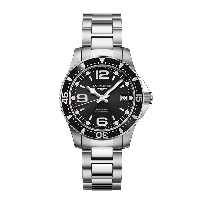 [苏宁自营]浪琴(Longines)瑞士手表 康卡斯潜水系列L37414566机械钢带男表L3.741.4.56.6