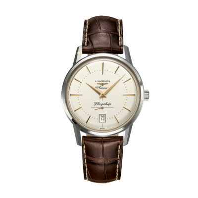 [苏宁自营]浪琴(Longines)瑞士手表 经典复刻 L47954782机械皮带男表L4.795.4.78.2