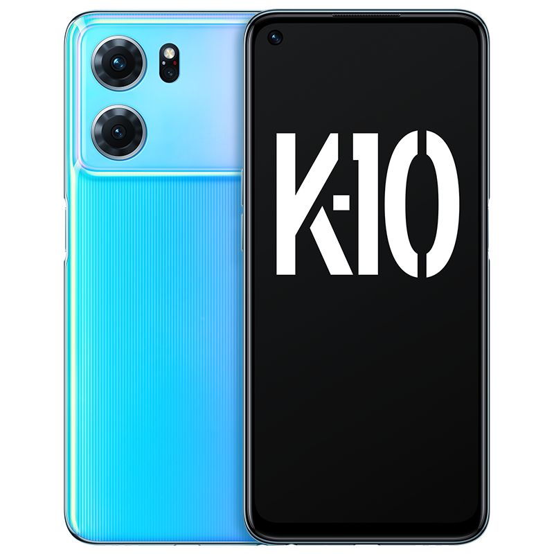OPPO K10 冰魄蓝 8GB+128GB 5G全网通手机 天玑8000-MAX芯片 120Hz高帧变速屏 金刚石VC液冷散热系统