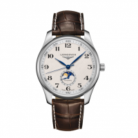 [苏宁自营]浪琴(Longines)瑞士手表 名匠系列 L29194783月相机械皮带男表L2.919.4.78.3